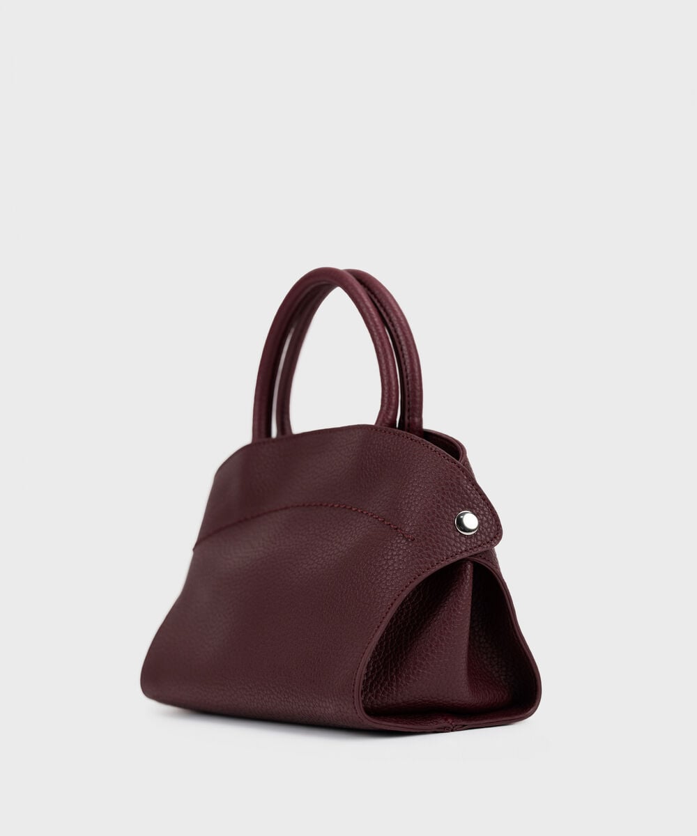 Burgundy Top Handle Bag — Sapphire