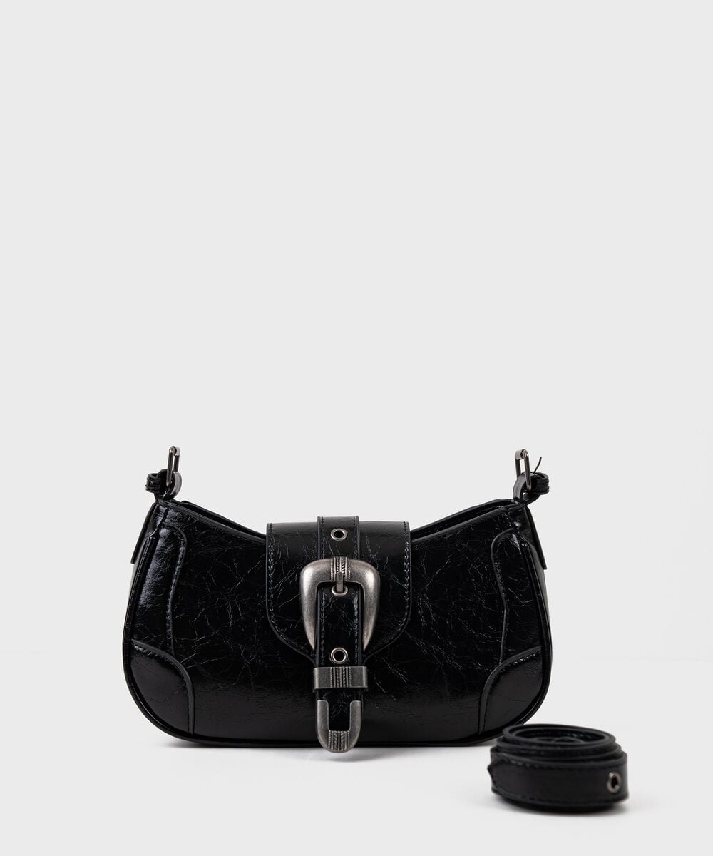 Black Shoulder Bag — Sapphire
