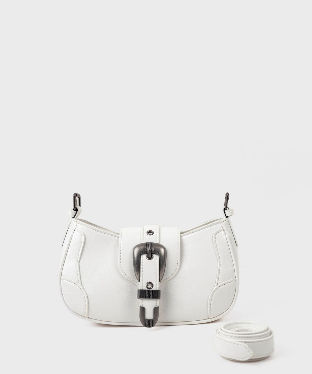 Off White Shoulder Bag — Sapphire
