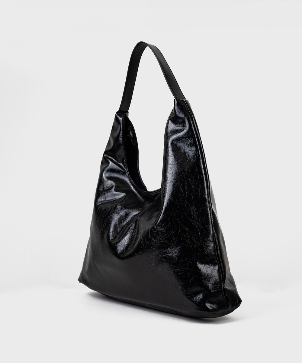 Black Tote Bag — Sapphire view 3