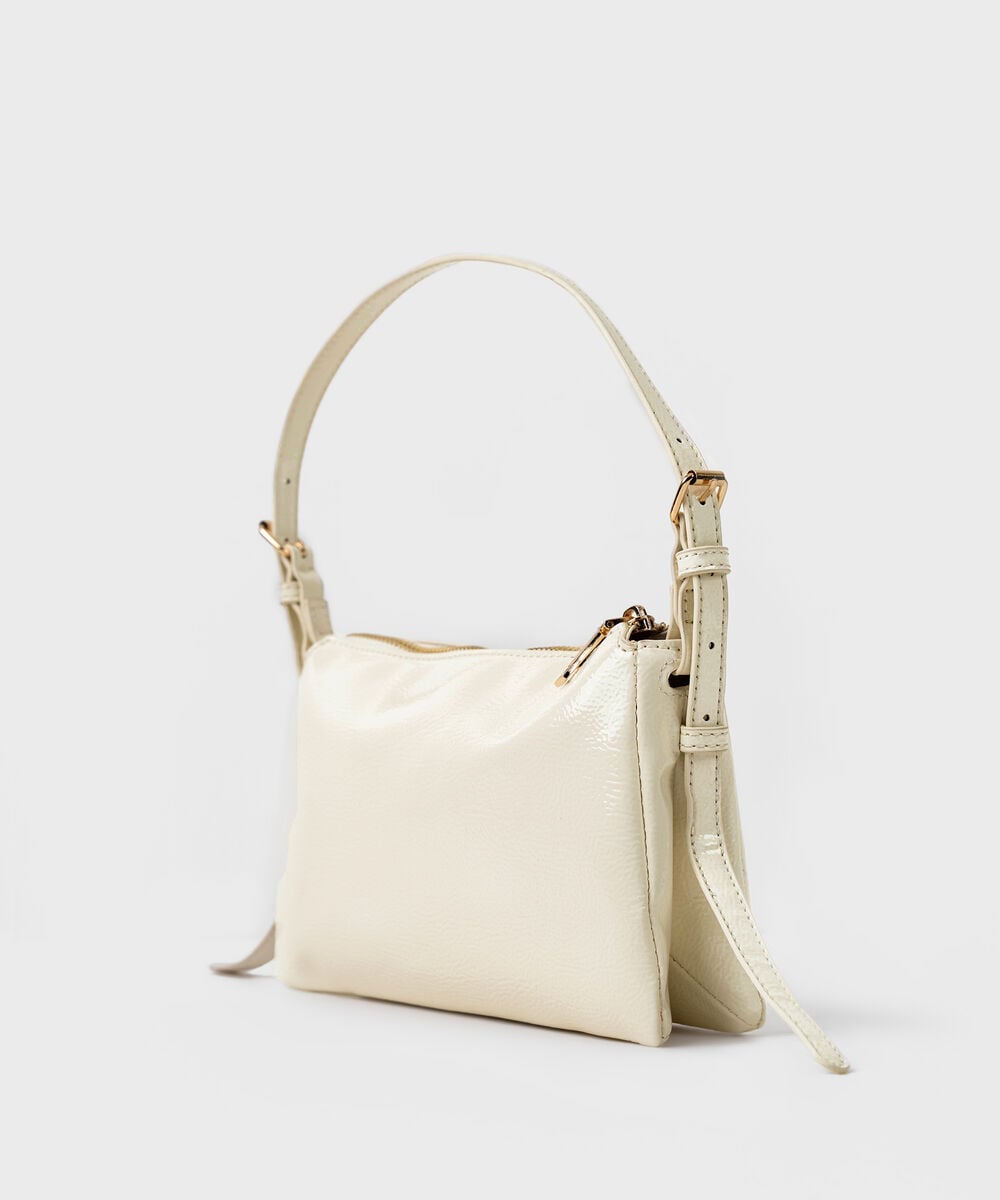 Off White Shoulder Bag — Sapphire