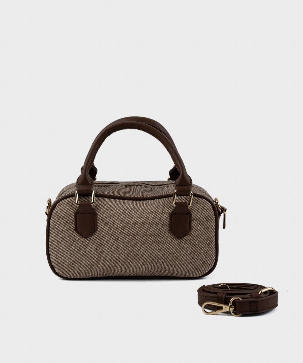 Brown Top Handle Bag — Sapphire