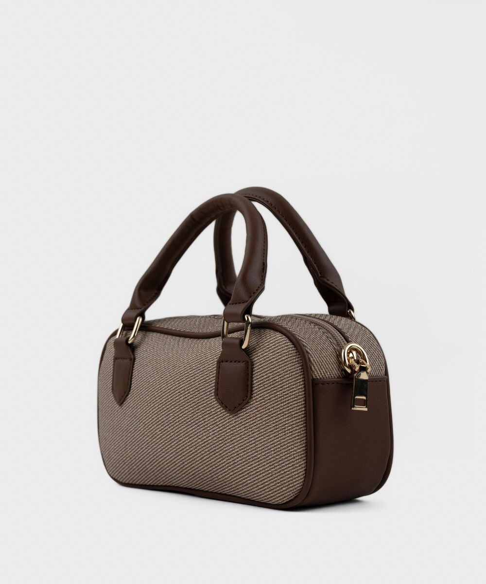 Brown Top Handle Bag — Sapphire view 3
