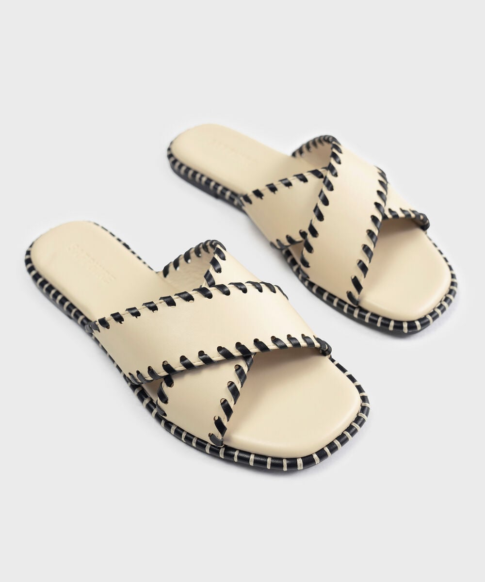 OFF WHITE SANDALS — Sapphire