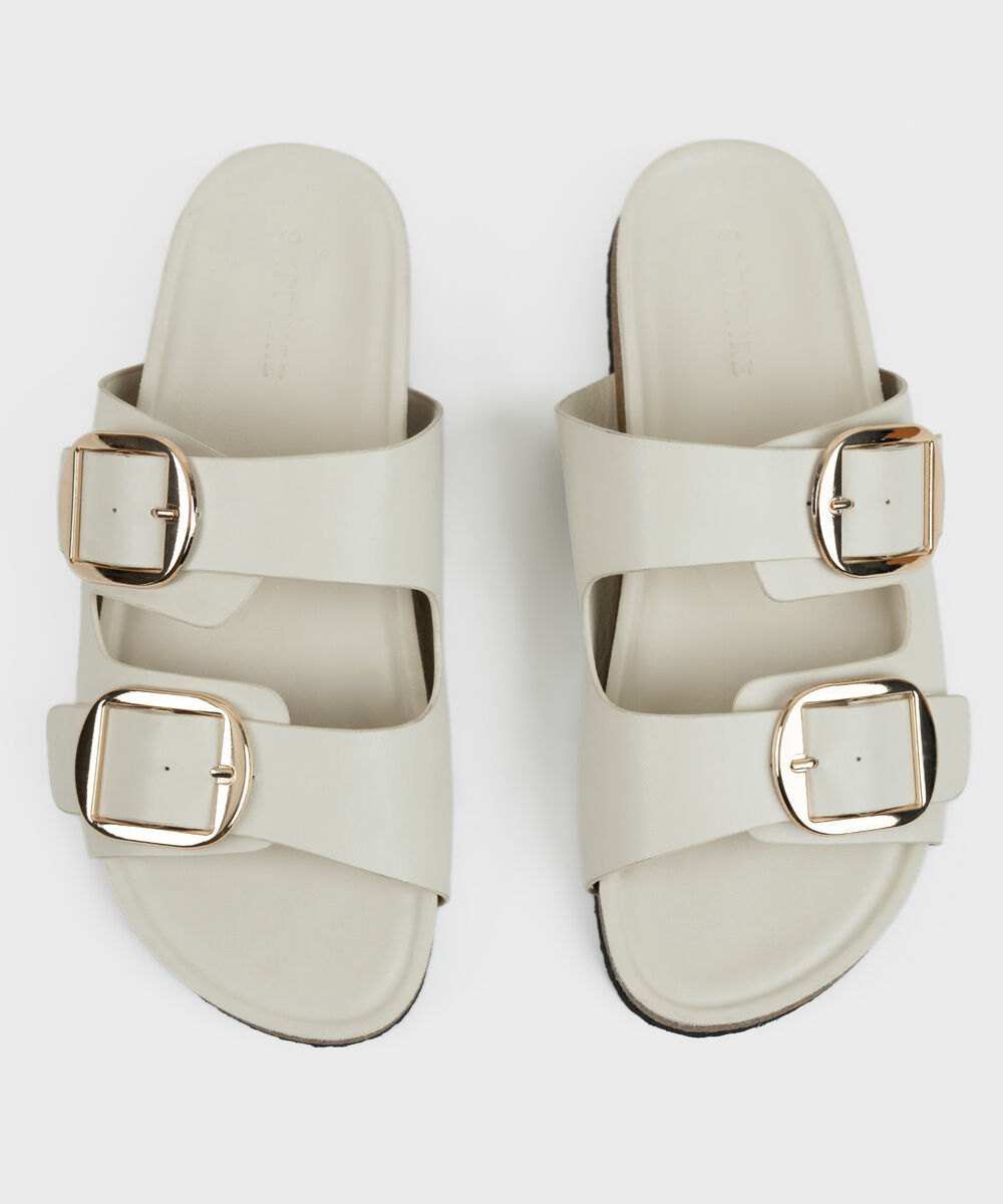BEIGE SANDALS — Sapphire view 3