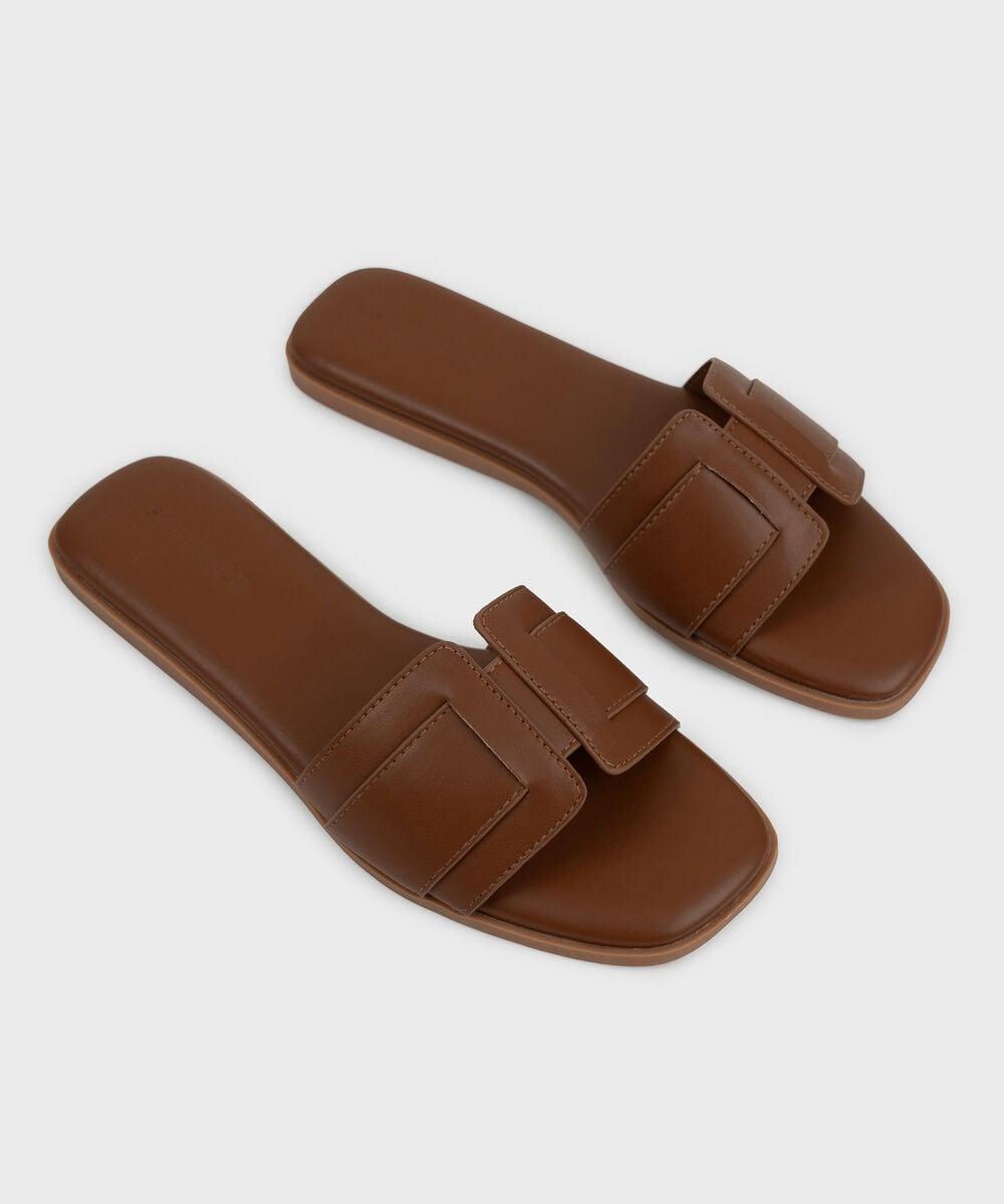 BROWN SANDALS — Sapphire
