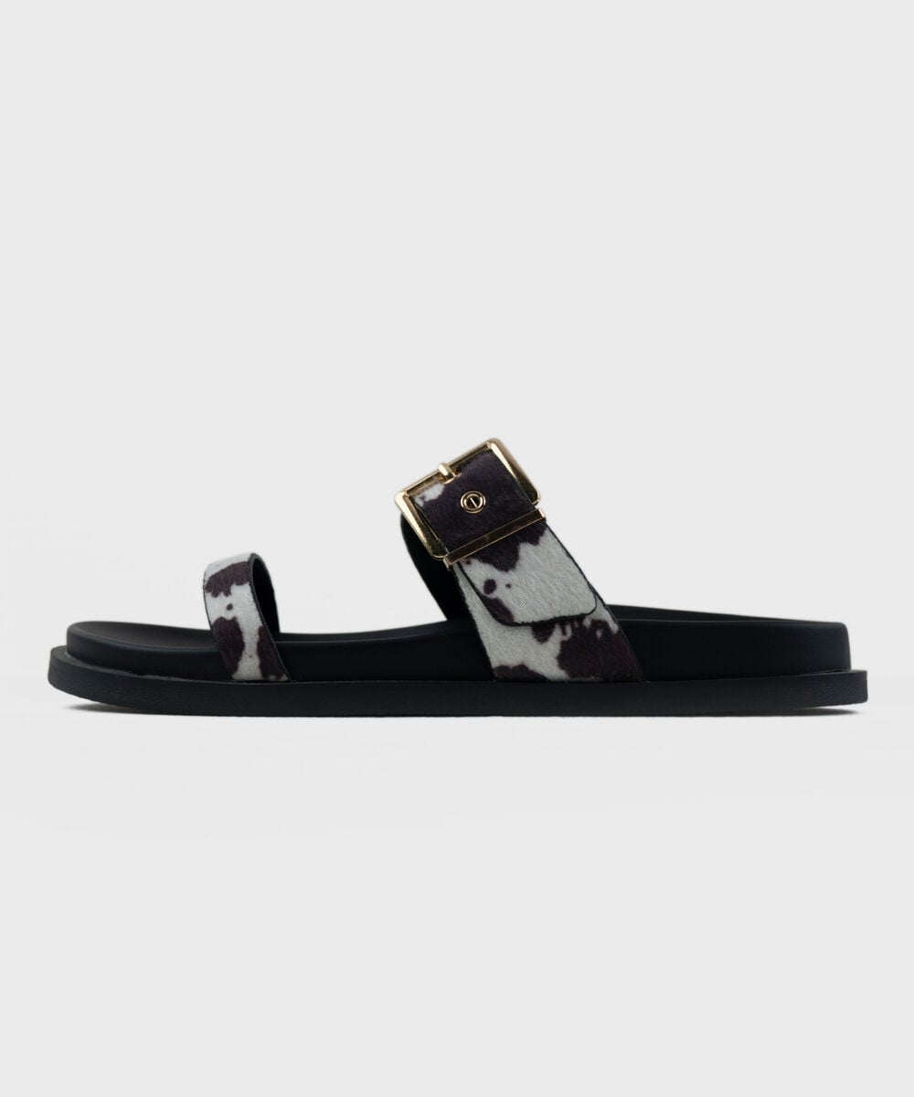 Animal Print Sandals — Sapphire