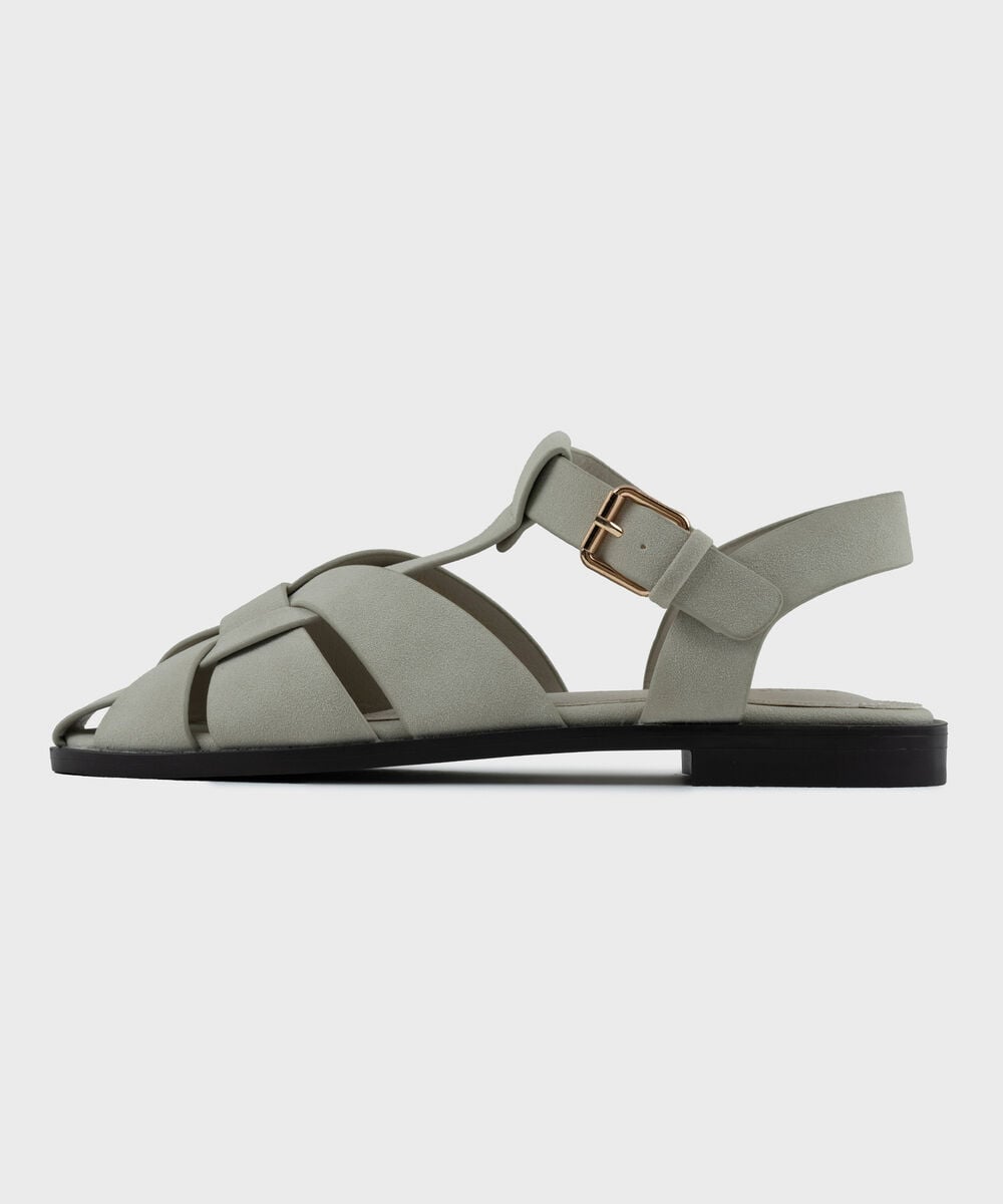 Beige Fisherman Sandals — Sapphire