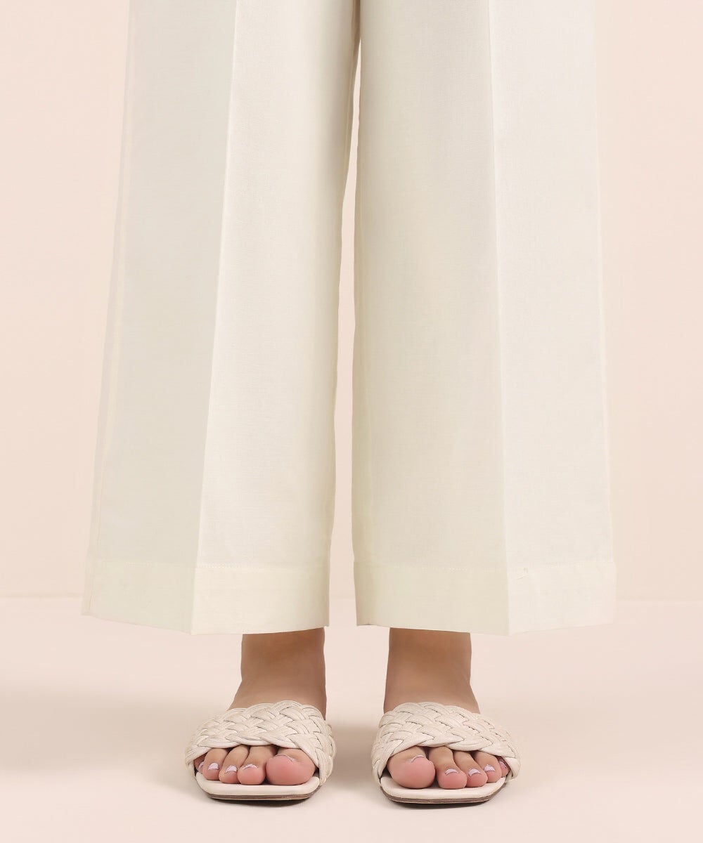 Solid Cambric Culottes — Sapphire