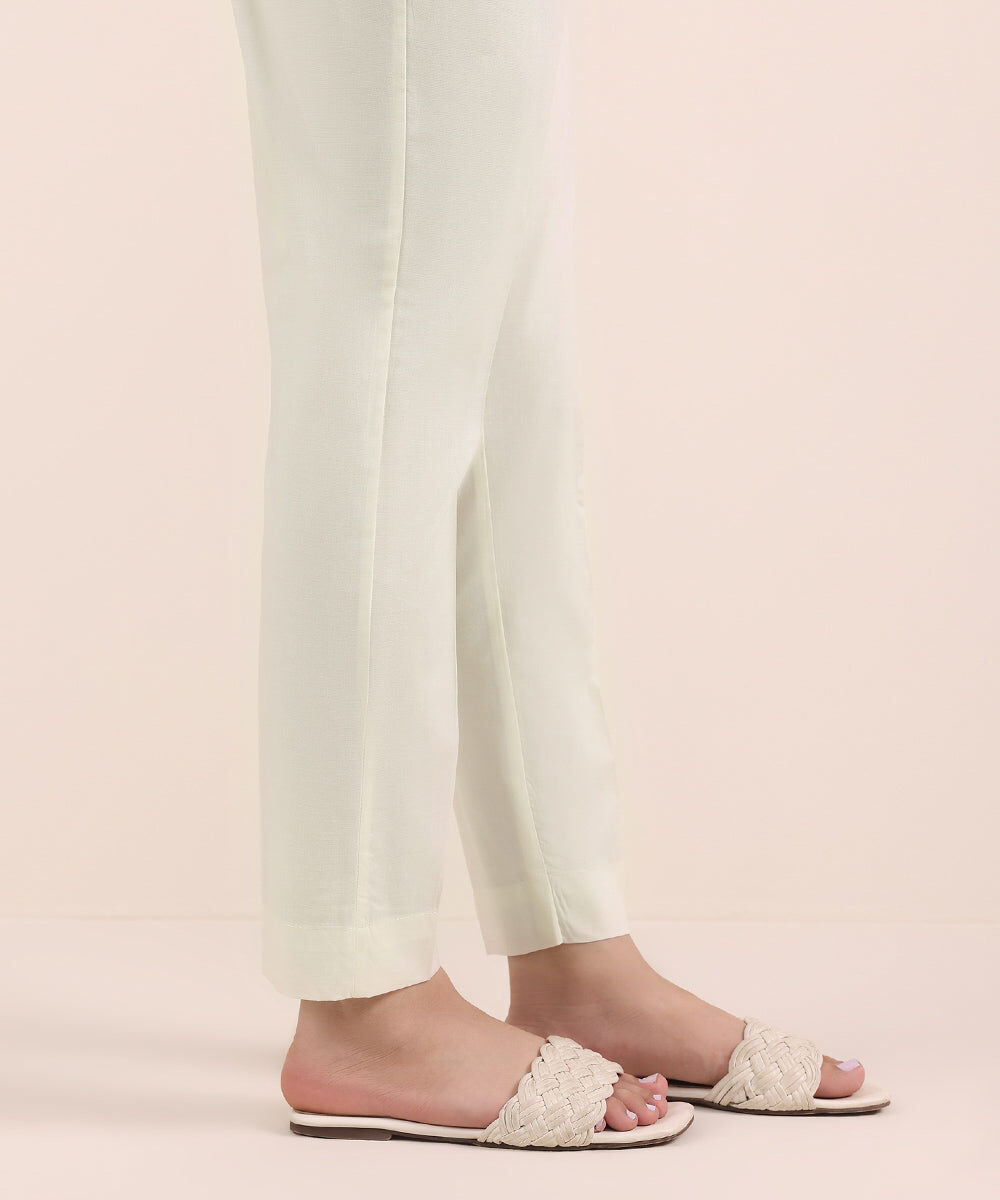 Cambric Cigarette Pants — Sapphire view 3