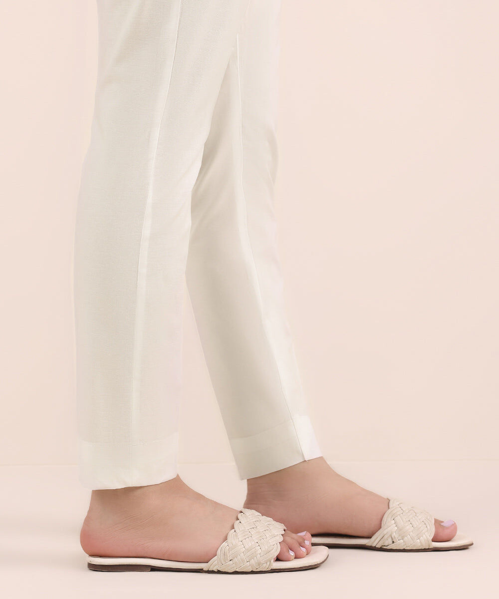 Cambric Cigarette Pants — Sapphire view 3