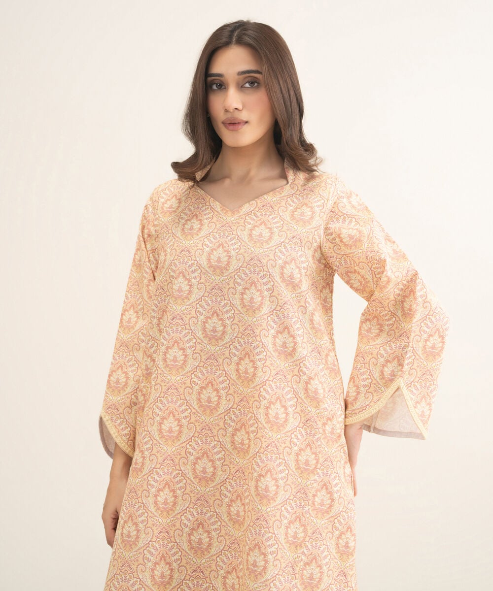 2 Piece - Printed Cross Hatch Viscose Suit — Sapphire