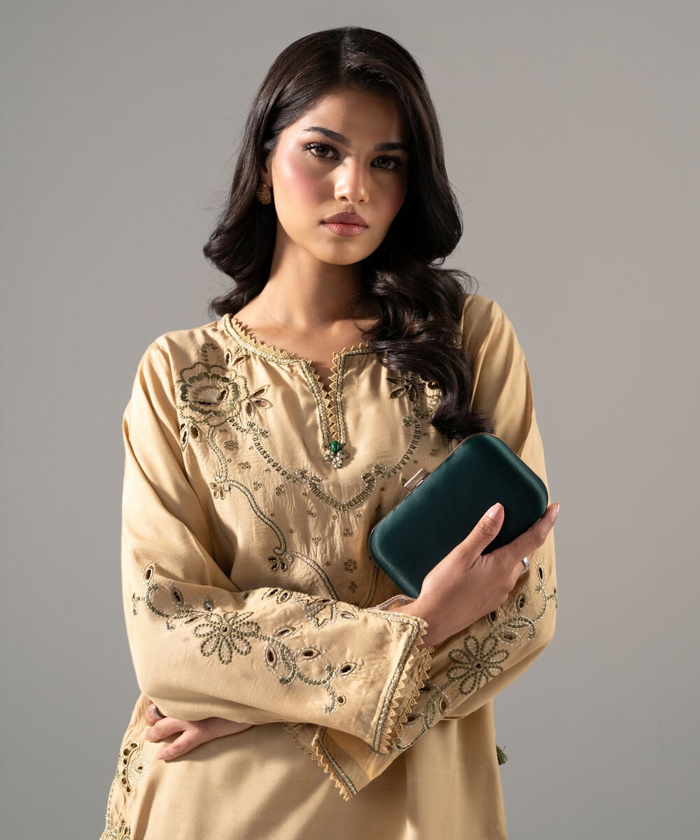 Printed Net Dupatta — Sapphire view 3