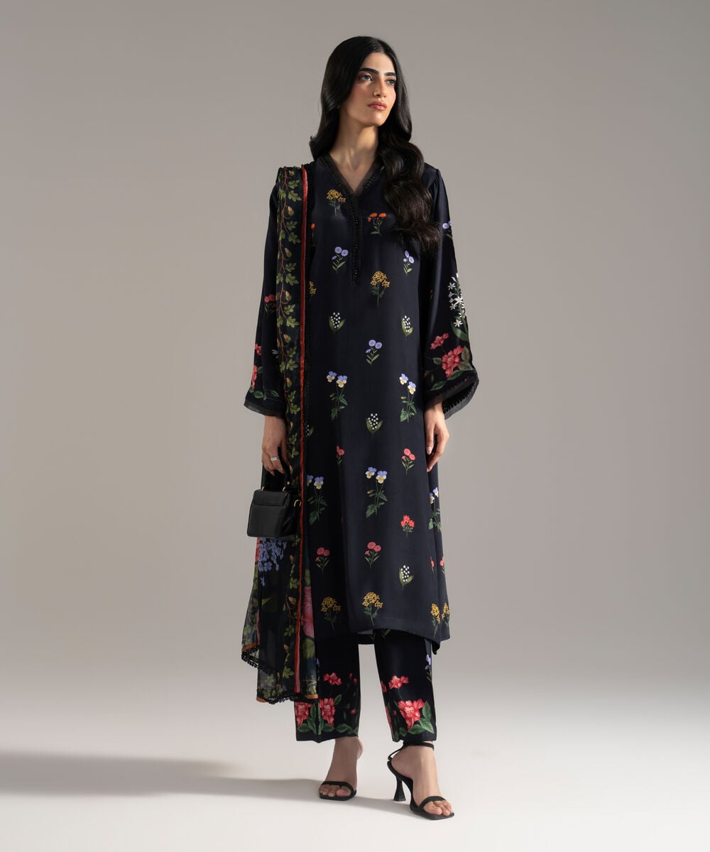 3 Piece - Printed Grip Suit — Sapphire