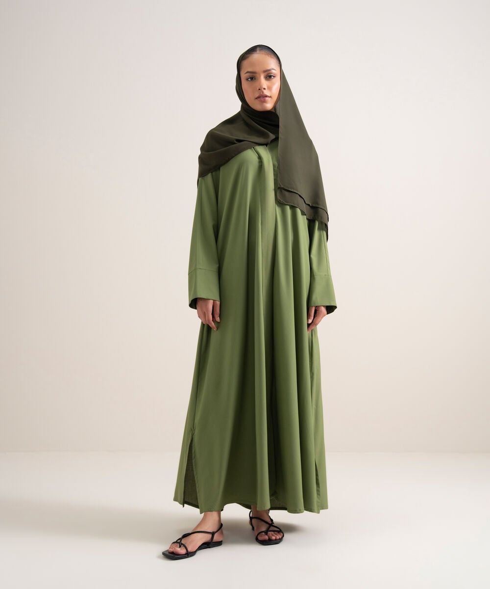 Button Through Kimono Abaya โ Sapphire view 3