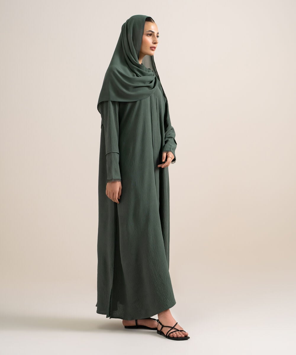 Raglan Abaya Set — Sapphire view 3