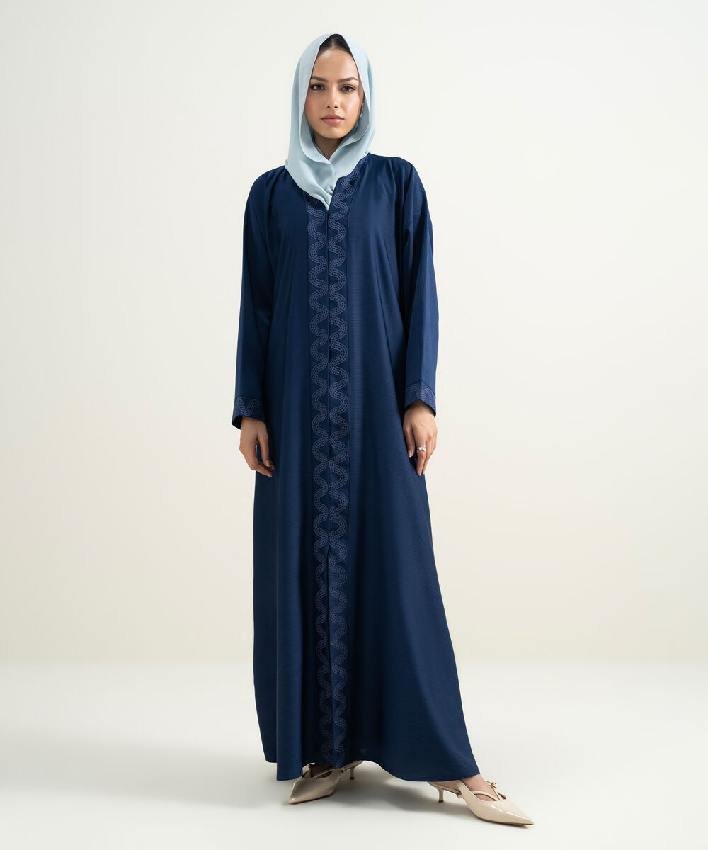 Basic Hijab — Sapphire view 3