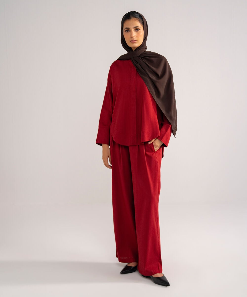 Basic Hijab — Sapphire view 3
