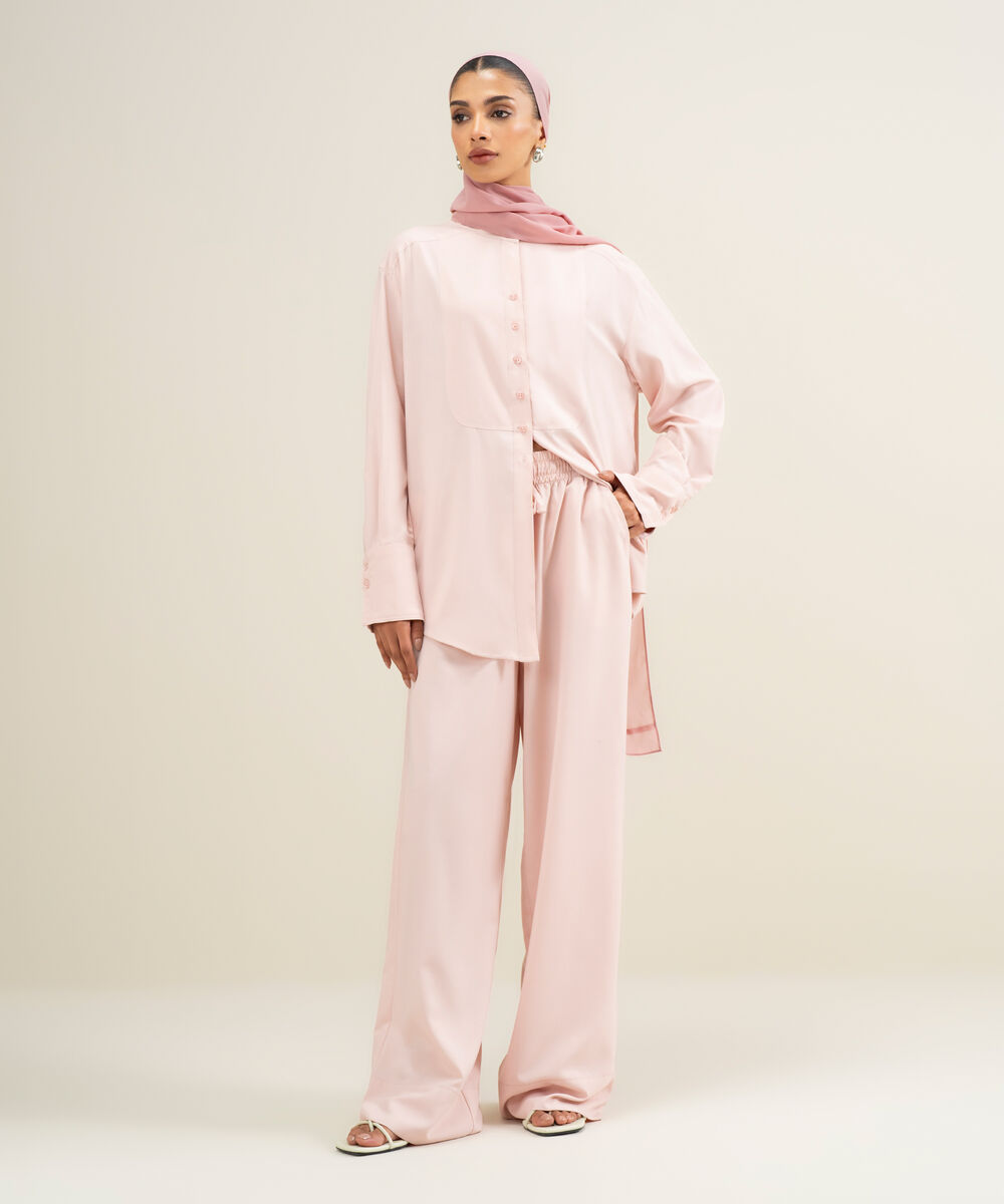 Button Down Top — Sapphire view 3