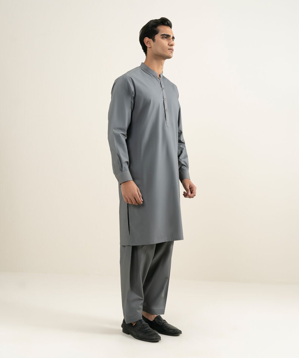 Premium Cotton Suit โ Sapphire view 3