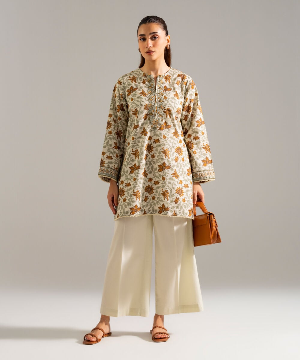 2 Piece - Embroidered Lawn Suit โ Sapphire view 3