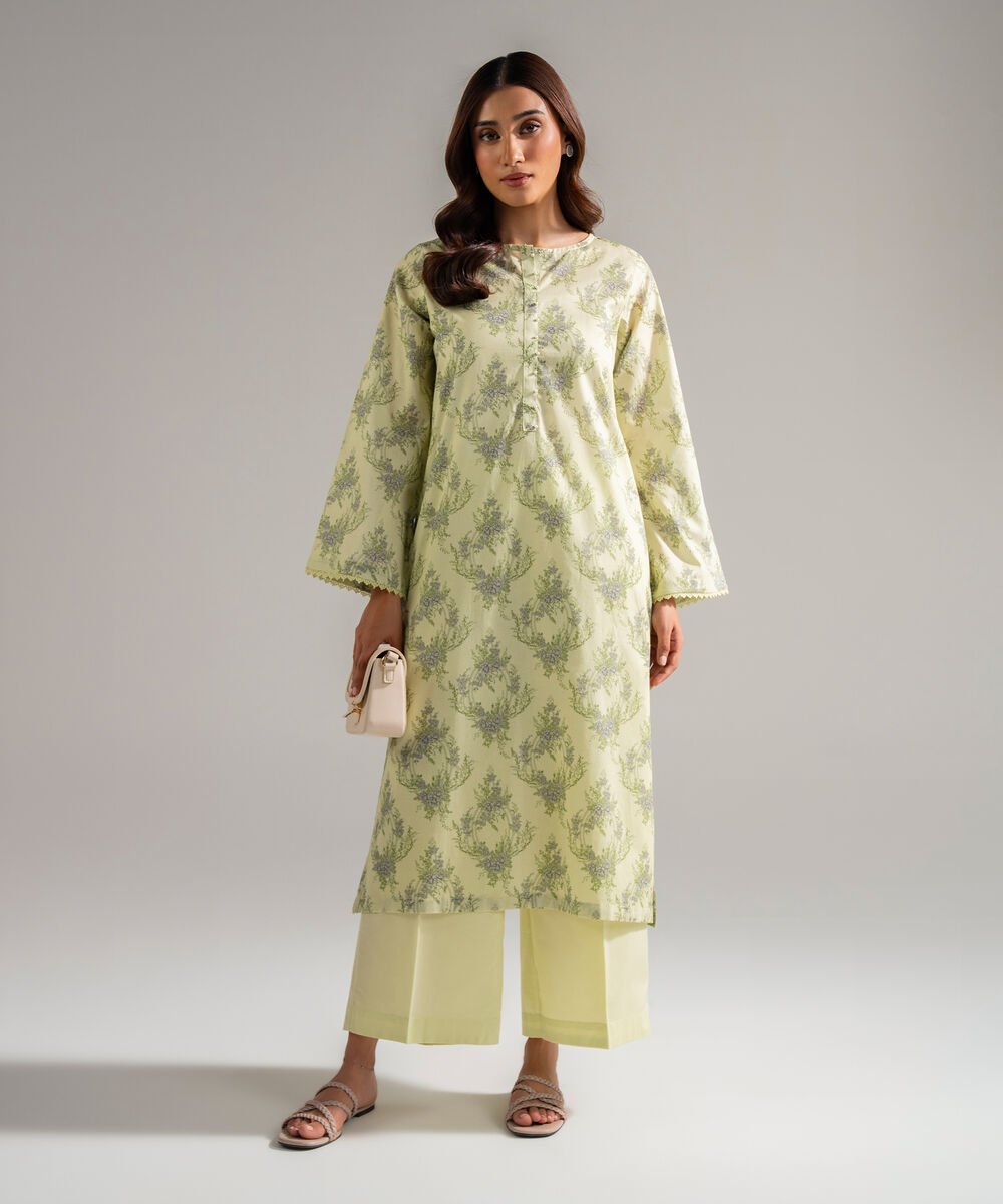 2 Piece - Embroidered Lawn Suit — Sapphire