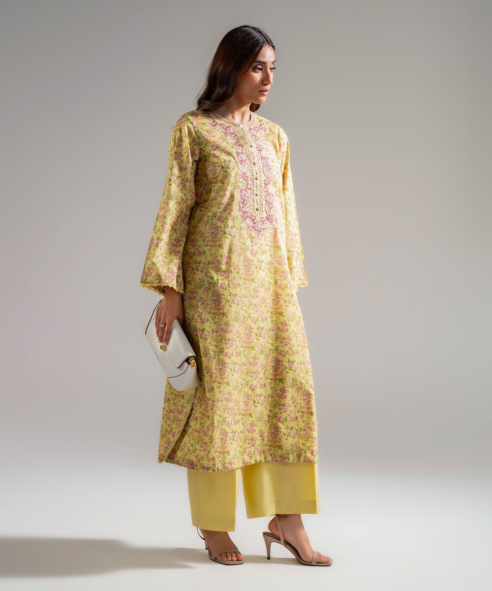 2 Piece - Embroidered Lawn Suit โ Sapphire view 3