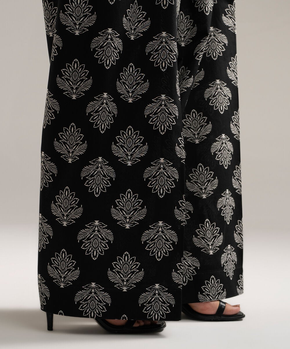 Printed Lawn Shirt โ Sapphire view 3