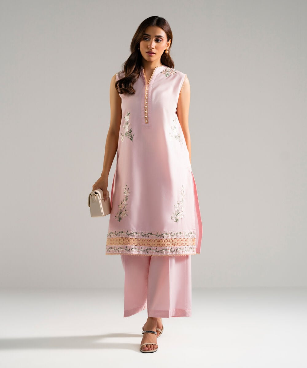 Printed Jacquard Dupatta — Sapphire view 3