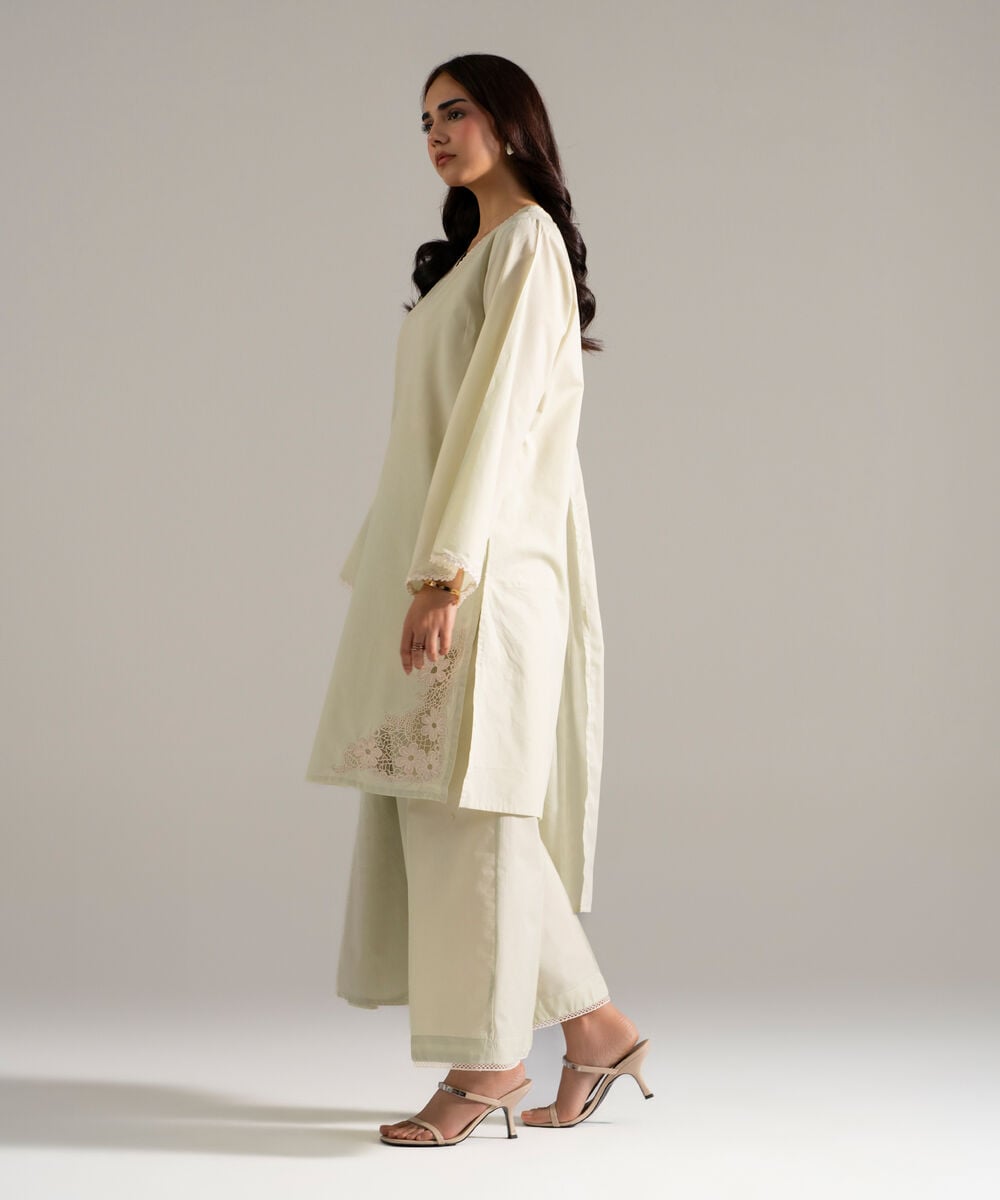 3 Piece - Solid Cambric Suit — Sapphire view 3