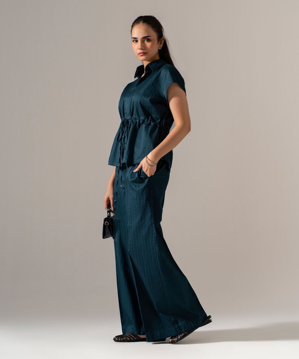 2 Piece - Solid Dobby Suit — Sapphire view 3
