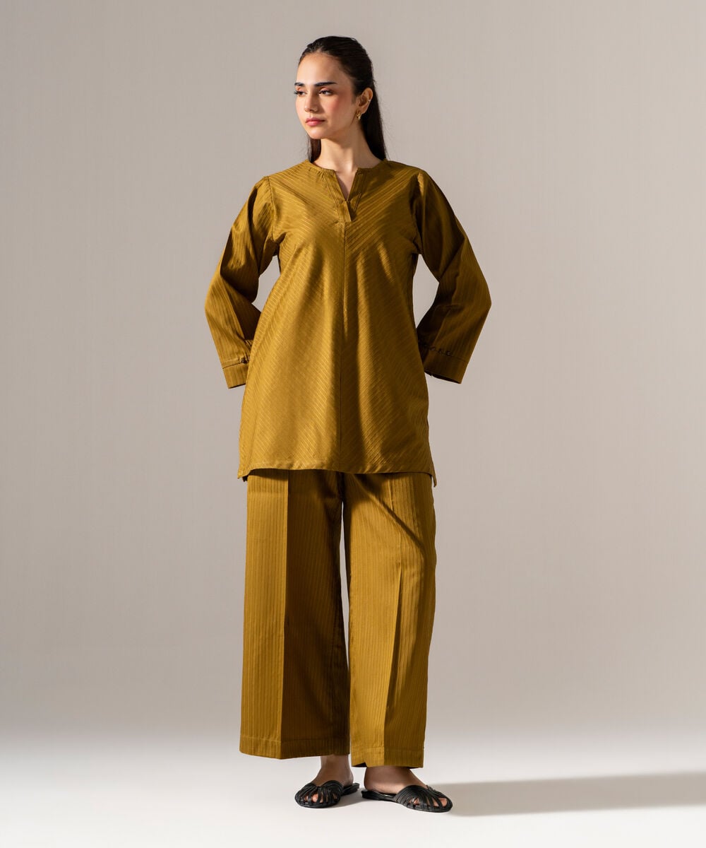 2 Piece - Solid Dobby Suit — Sapphire