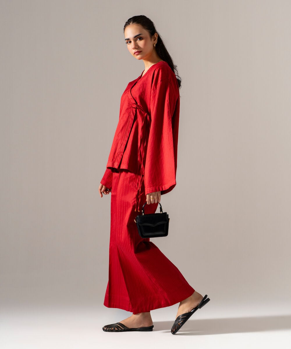 2 Piece - Solid Dobby Suit — Sapphire view 3