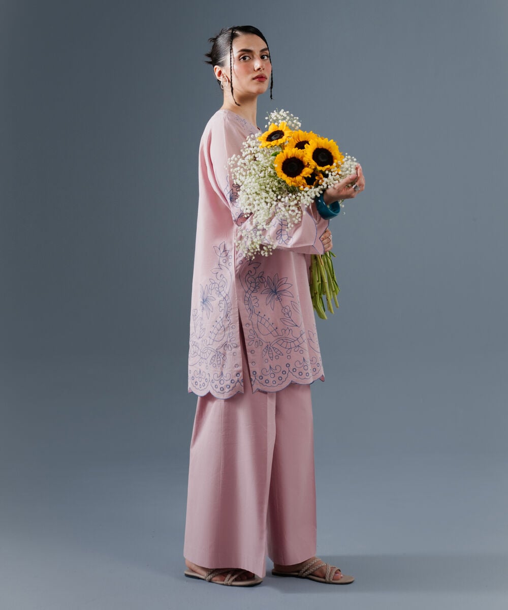2 Piece - Printed Lawn Suit โ Sapphire view 3