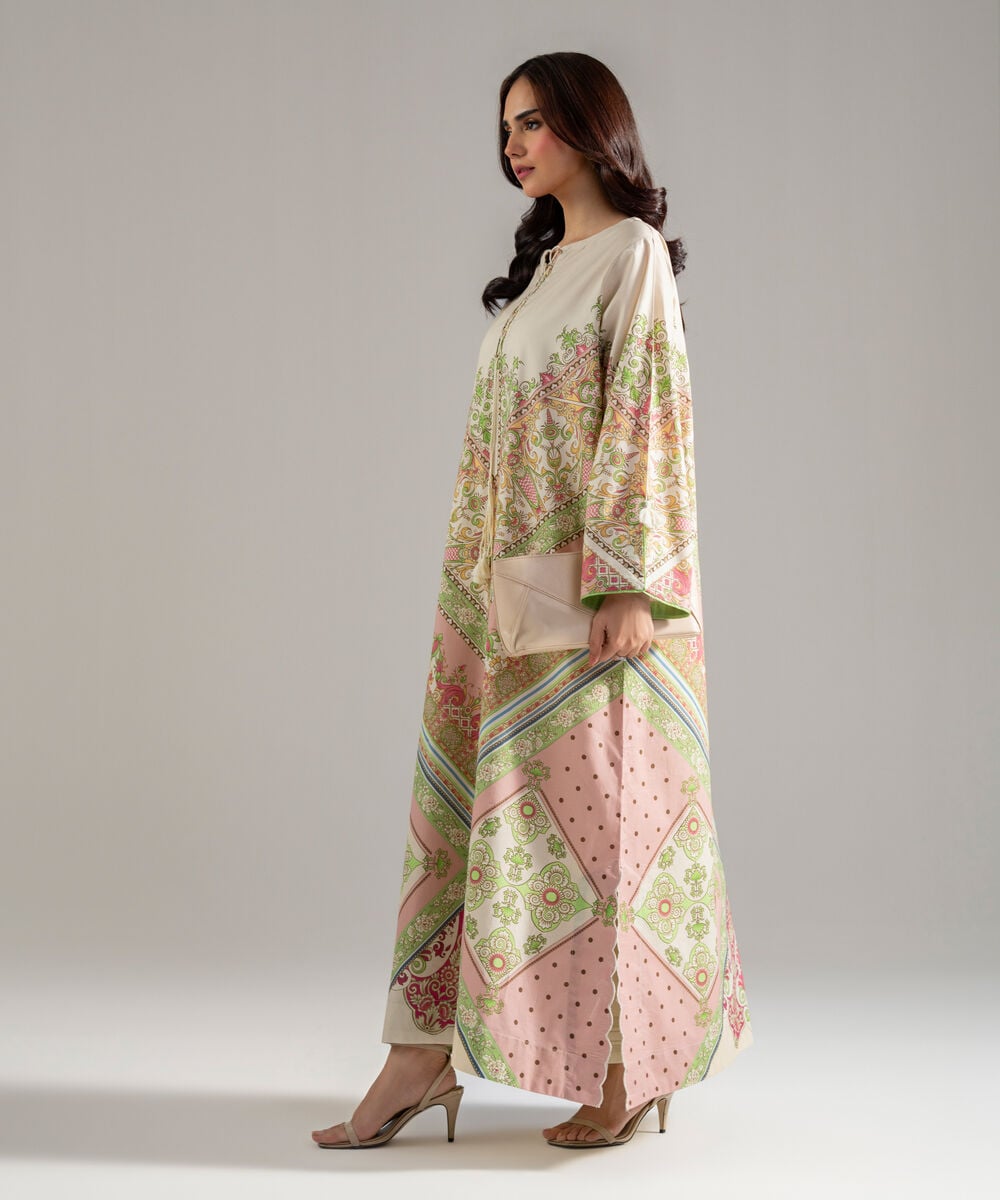 2 Piece - Printed Lawn Suit — Sapphire view 3